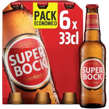 Super Bock Cerveja 33 CL PK6