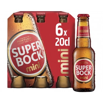 Super Bock Cerveja 20 CL PK6