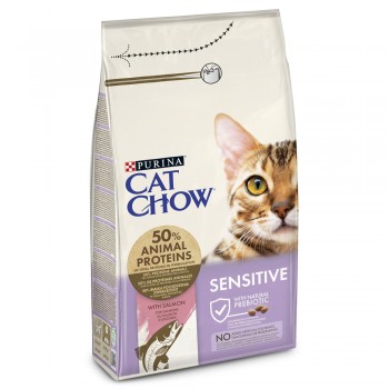 Cat Chow Sensitive Salmao...