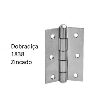 Dobradiça Zinc 1838 x 1 1/2