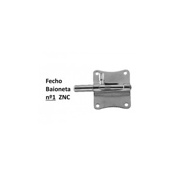 Fecho Baioneta Zinc 1x40 MM