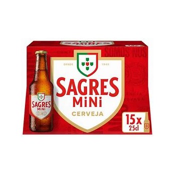Cerveja Sagres 15 x 25 CL