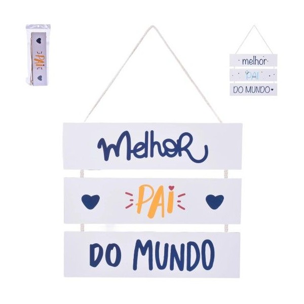 Quadro MDF Dia do Pai 27x30x0.6 Cm