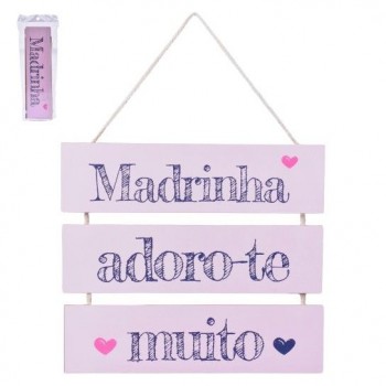 Quadro MDF Madrinha...