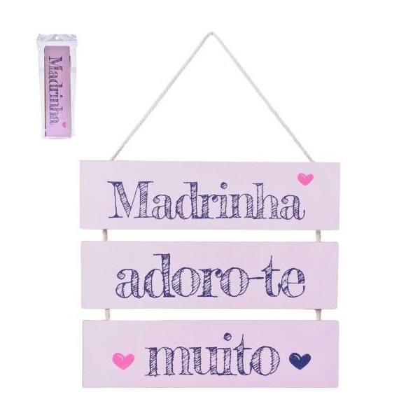 Quadro MDF Madrinha 27x30x0.6 Cm