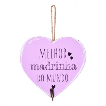 Cabide MDF Madrinha 13x14x3 Cm