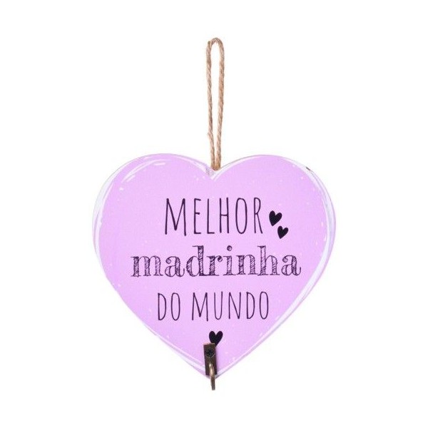 Cabide MDF Madrinha 13x14x3 Cm