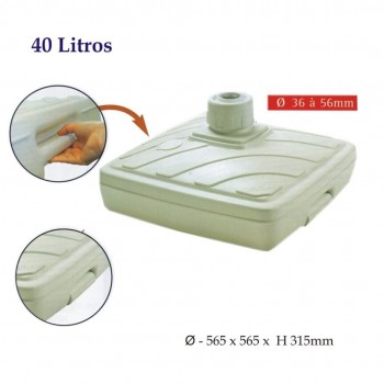Base P/ Guarda Sol 40 LT