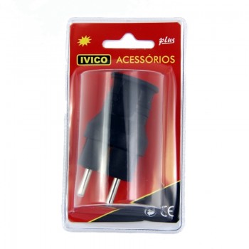 Ficha Macho Borracha 16 Amp BL