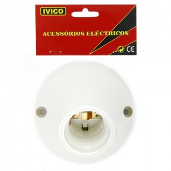 Suporte Lampada Curvo E27 BL