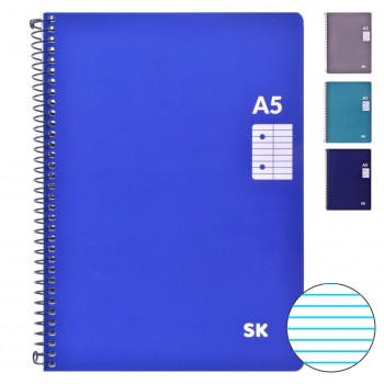 Caderno Espiral A5 Pautado...