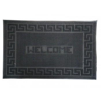 Tapete Borracha Preto 60x40...