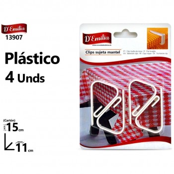 Clip Fixador de Toalhas PK4