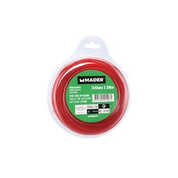 Fio Nylon Red 3.0 MM 26 MT