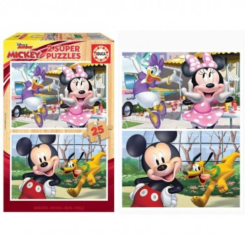Puzzle 2x25 Mickey e Amigos
