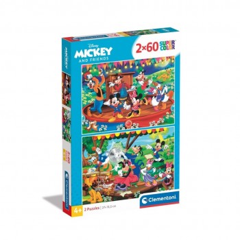 Puzzle 2x60 Mickey and Friend