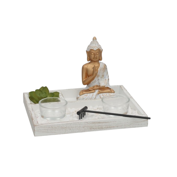 Porta Velas Buda 20x16x12 CM