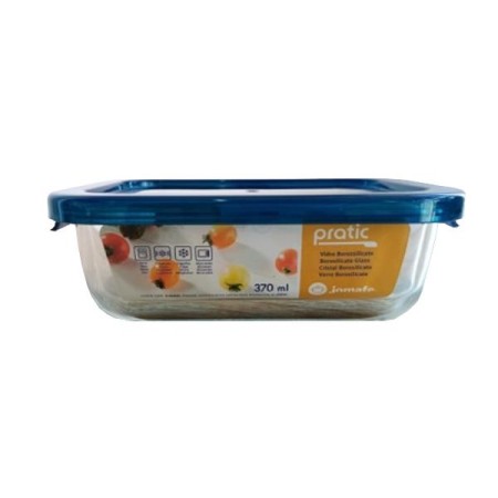 Caixa Vidro Rect  370 ml - Pratic