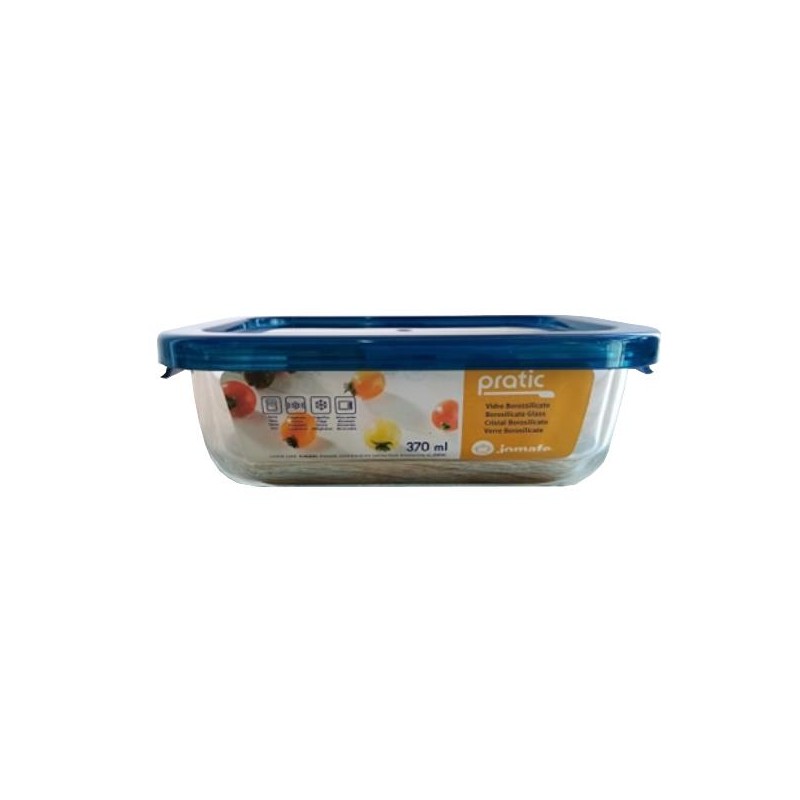 Caixa Vidro Rect  370 ml - Pratic