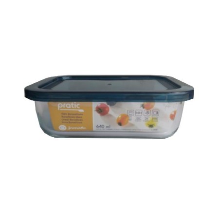 Caixa Vidro Rect  640 ml - Pratic