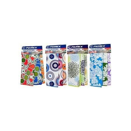 Pano Microfibra Estampado Pamex 30 x 40 pk3