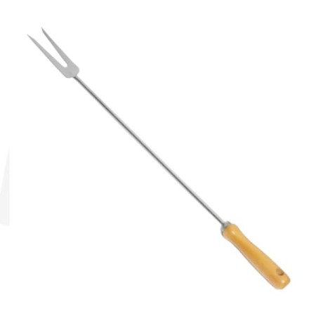 Garfo Churrasco Inox 2 Dentes 60 Cm