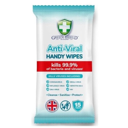 Toalhitas  Anti-viral Green Shield