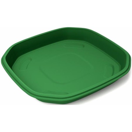 Prato de Vaso Octogonal Antique 306 mm Verde