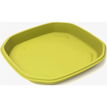 Prato de Vaso Octogonal Antique 203 mm Amarelo