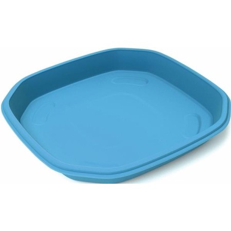 Prato de Vaso Octogonal Antique 203 mm Azul