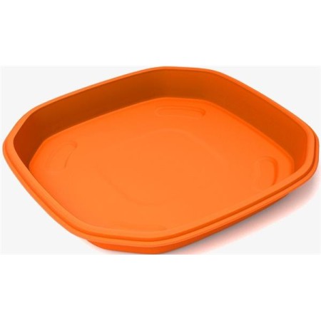 Prato de Vaso Octogonal Antique 203 mm Laranja
