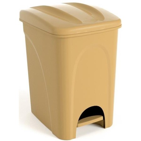 Balde Lixo 25 lt c/ Balde Interior Latte Bege
