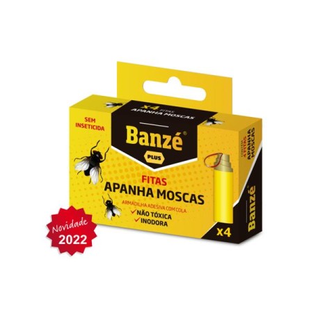 Fita Apanha Moscas Banze 4 Unid