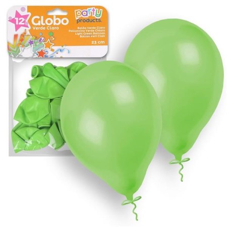Balões Verde 23 cm pk 12