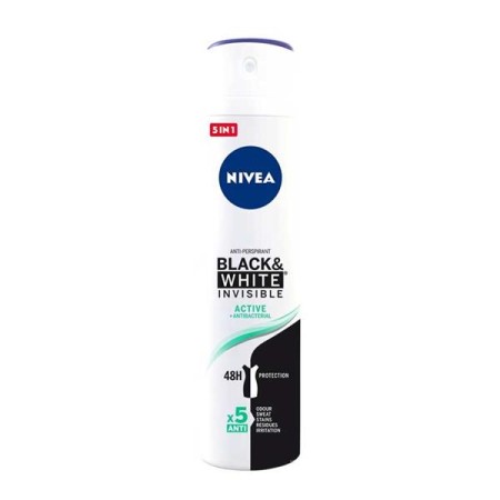 Nivea Deo Spray Woman Black e White Invisible Active