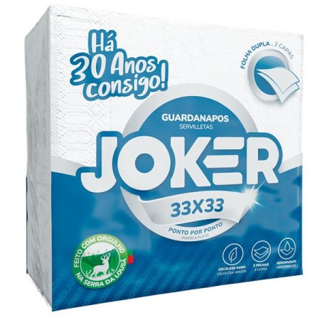 Joker Guardanapo Folha Dupla 33 x 33