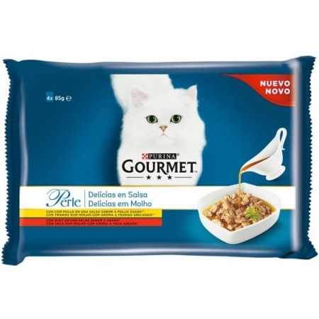 Purina Gourmet Perle Delicias Molho Frango E Vaca 85 gr