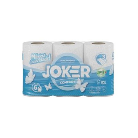 Joker PK6 Rolos Papel Higienico Confort 3F