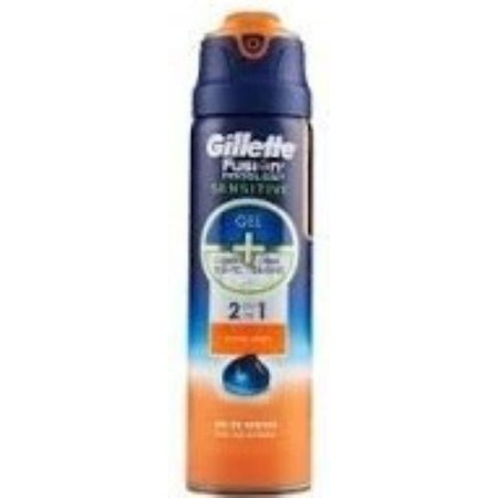 Gillete Fusion Proglide Gel Barba Sensitive 2 em 1 170 ml