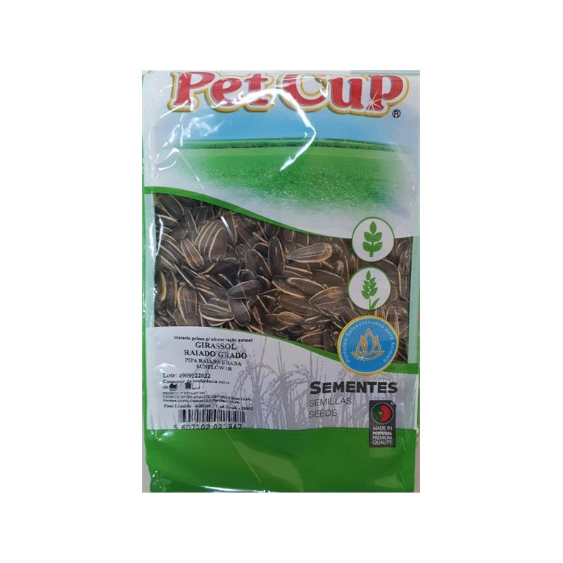 Girassol Raiado Grado 400 Gr Pet Cup