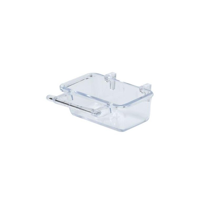 Pk 2 Comedouro Cristal p/ Passaros