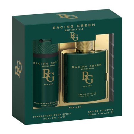 Racing Green Coffret Edt 100 ML + Deo Body Spray 150 ML
