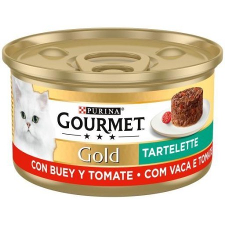 Purina Gourmet Gold Tartelette Vaca E Tomate Lata 85 GR