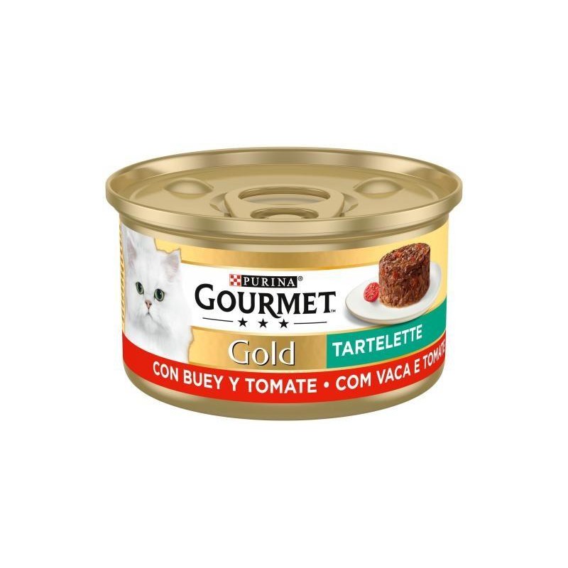 Purina Gourmet Gold Tartelette Vaca E Tomate Lata 85 GR