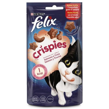 Purina Felix Crispies Salmao E Truta 45 Grs