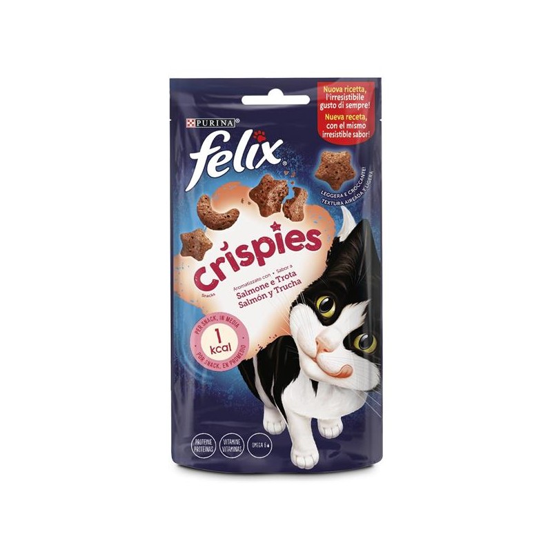Purina Felix Crispies Salmao E Truta 45 Grs