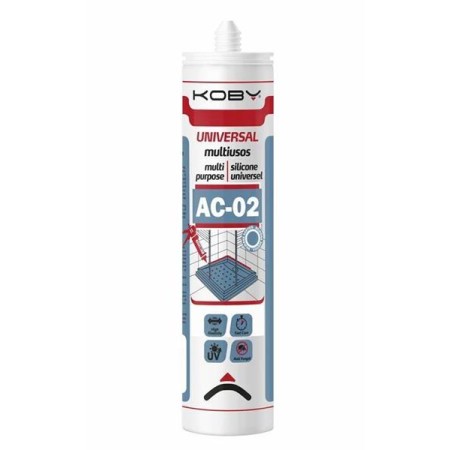 Koby Silicone Acetato AC-02 Cinza 280 ML