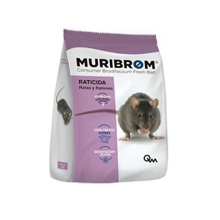 Muribrom Raticida Pastilhas Bromadiolona 150 Grs