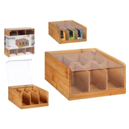 Caixa Bambu p/ Cha