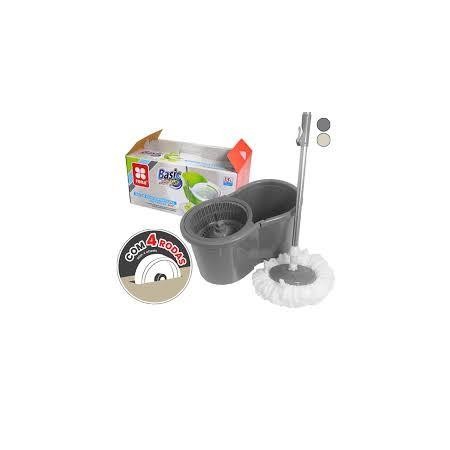 Balde e Esfregona Rena Basic 360 C/ Rodas 13Lt
